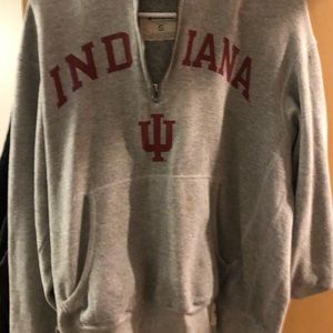 Indiana university grey sweatshirt hoodie size S